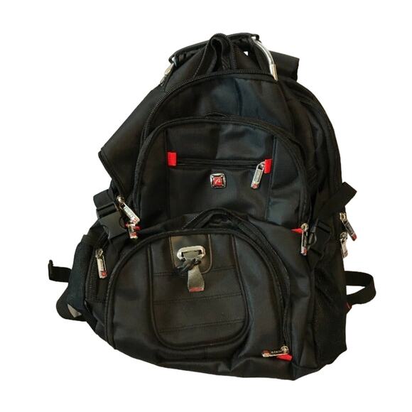 Generic Black Computer Backpack - Picture 1 of 4